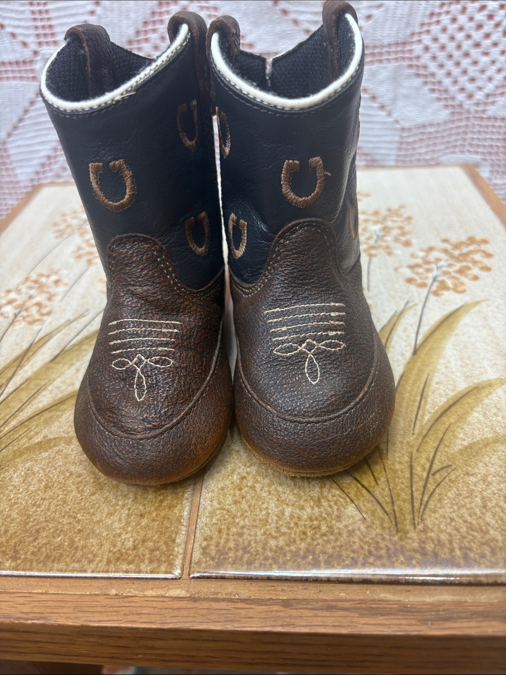 Old West Toddler Cowboy Boots – Size 3 - Picture 7 of 10